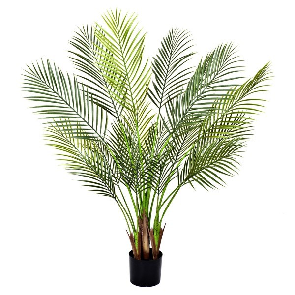 GreenBrokers Artificial Areca Palm Tree 135cm Premium Quality Plant in Pot