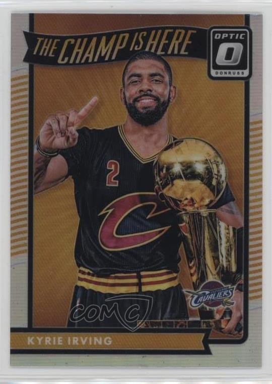 2016 Panini Donruss Optic The Champ is Here Holo Silver Prizm Kyrie Irving 7xr