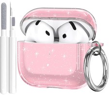 AirPods 4 Case Clear with Cleaning Kit 2024, Soft TPU Transparent Protective Cov