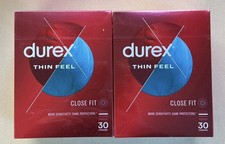 Durex Thin Feel Close Fit Quality Condoms 30 Pack x 2 (Total 60)