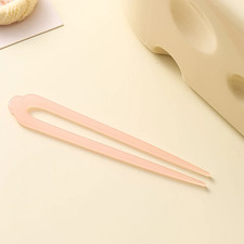 Acetic Acid U Shape Hair Sticks Hairpin Buns Solid Hair Chopstick Chinese Style