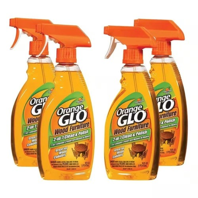#ad #ad Orange GLO 16 Oz. Wood Furniture 2 In 1 Clean PAK 4 Pack polish wood furniture $17.99