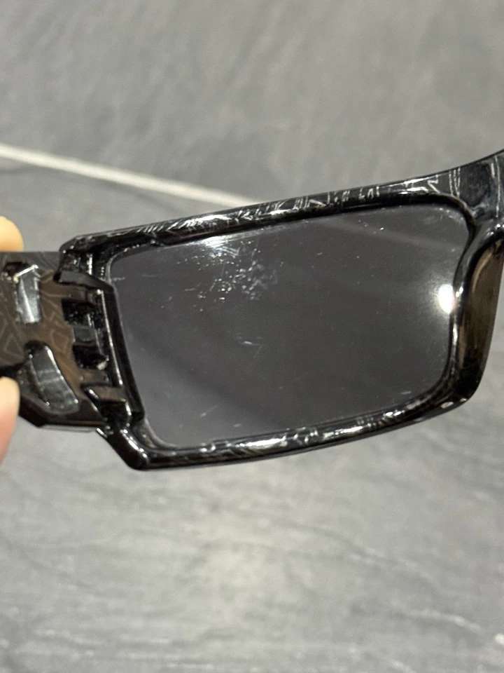 Gafas de sol Oakley Oil Rig II negro texto fantasma/negro lentes de iridio 24-058 Foto 4 de 4