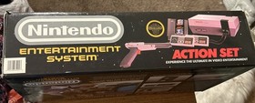 VTG NES Nintendo Action Set Box Styrofoam Console Grey Zapper NES-001