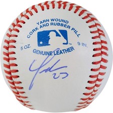 Yonder Alonso Signed Baseball Oakland Athletics Padres White Sox Autograph Proof