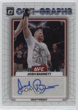 2023 Panini Donruss Optic UFC Opti-Graphs Josh Barnett #OG-JBN Auto 4f5