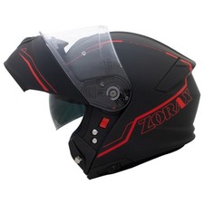 ZORAX ZOR-838 DVS Flip Up Front Motorbike Helmets Motorcycle Crash On Road Safe