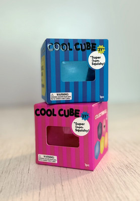 Set Of 2 Different Colors NEW Target J'Adore Cool Cube Super Duper Squishy Toy
