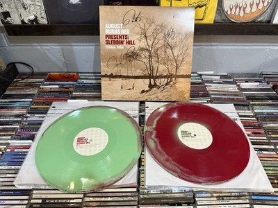 August Burns Red Presents Sleddin Hill COLOR VINYL LP HAND SIGNED! Christmas! bl