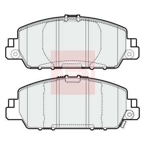For HONDA HR-V RU 2014 on BRAKE PADS (FRONT) (R90) PAD1962