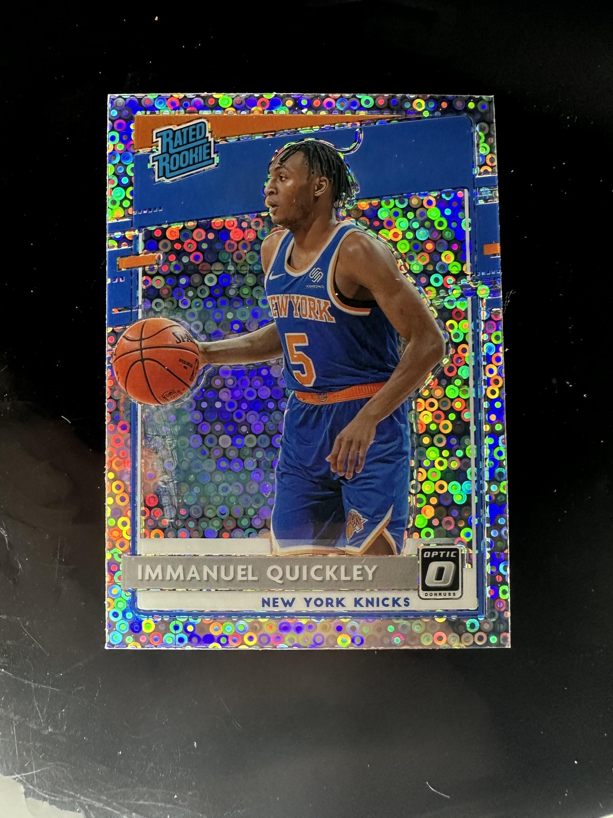 2020-21 Donruss Optic #175 Immanuel Quickley RC DISCO FAST BREAK