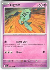 Elgyem 040/086 Black Bolt BLK NM Pokemon Card TCG