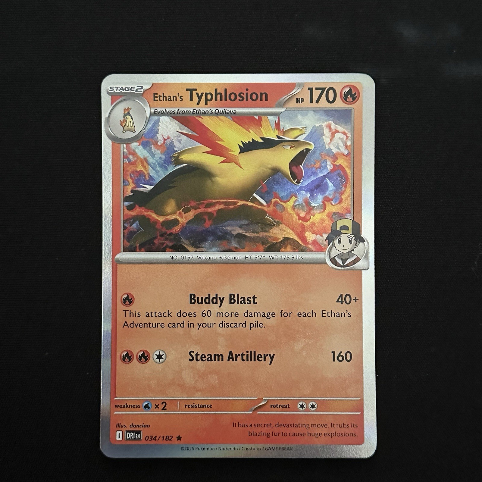 Ethan's Typhlosion #34 Pokemon Destined Rivals