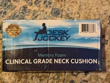 Neck Pillow Headrest Support Cushion - Clinical Grade Memory Foam for Chairs