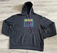 FILA Mens Black Logo Hoodie MEDIUM. (A4) 