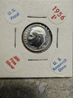 1956 P US Roosevelt Dime US PROOF .900 Fine Silver Philadelphia Mint