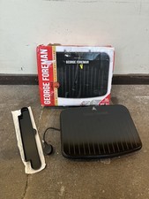 George Foreman Large Fit Grill Griddle Hot Plate - NEW UNUSED - DAMAGED - WORKS
