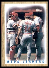 1987 Topps - Team Leaders Pete Rose, Bill Gullickson, Bo Diaz #281