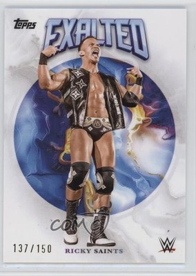 2025 Topps Exalted WWE White /150 Ricky Saints #13 Rookie RC 17uv