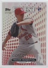 2013 Topps Finest Red Refractor 17/25 Trevor Rosenthal #95 1u6