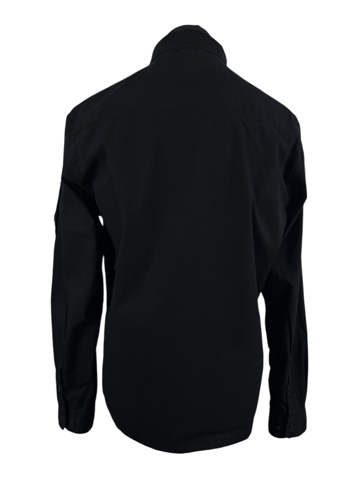 C.P. Company Overshirt L Black Authentic CP Cotton Jacket Luxury Preloved VIP image 3