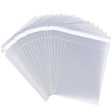 50 Pcs Self Sealing Cellophane Bags10 X 13 Inch Clear Resealable Cellophane P...