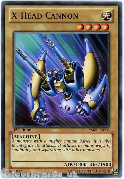YSKR-EN008 X-Head Cannon 1st Edition Mint YuGiOh Card