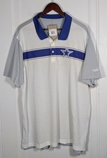 NEW Nike Dri-Fit Dallas Cowboys Polo Shirt White NFL Football Mens Size XXL 2XL