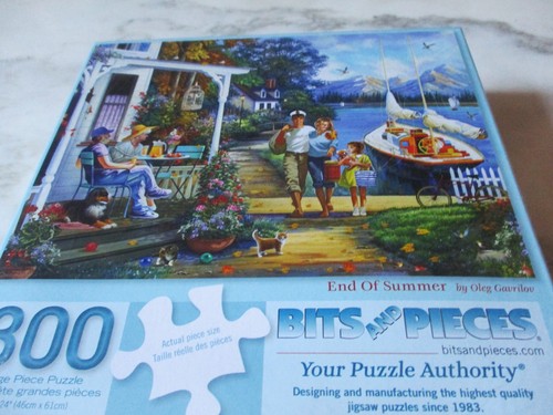 300 Piece Oleg Gavrilov Art Puzzle "End of Summer" 18"x24" Bits - Picture 1 of 4