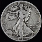 Photo of a 1918-D Walking Liberty Half Dollar from an eBay listing that sold on Jul 15, 2026