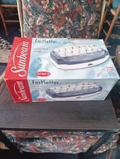 Sunbeam Fast Setter 20 Hot Rollers With clips, box instructions Model SBPC70