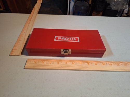 Metal Proto Tool Box Vintage (Tool Box Only, some sold may have writing on them