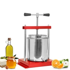 BILTEK Fruit Wine Press, Apple Cider Press, For Max Extraction, 1.6-Gal (6L)