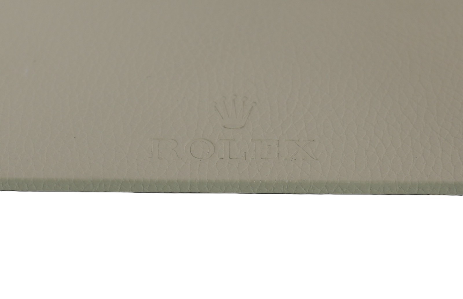 Rolex display pelle beige watchstand supporto orologio vassoio lavagna merce originale foto 3