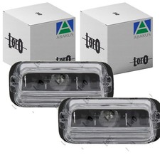 2x ABAKUS KENNZEICHENLEUCHTE passend für CITROËN BERLINGO C3 C4 XSARA PEUGEOT