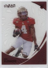 2023 Panini Chronicles Draft Picks Clear Vision Red 3/149 Zay Flowers #8 3hd