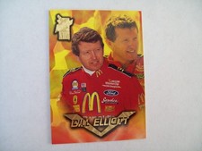 Bill Elliott  1998 Press Pass VIP #7 NASCAR race card HOF