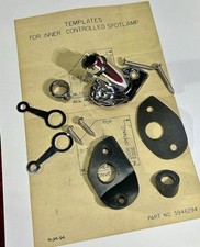 1955 - 1957 Pontiac Chevy Guide S2-55 L. Side Spotlight Brackets Oem Used