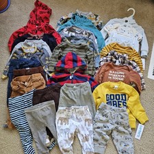 26pc baby boy clothing 3 6 month pants bodysuit romper sweatshirts sleepers