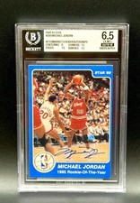 1984-85 Star Michael Jordan #288 (RC) BGS 6.5 With BAS 10 Auto!!