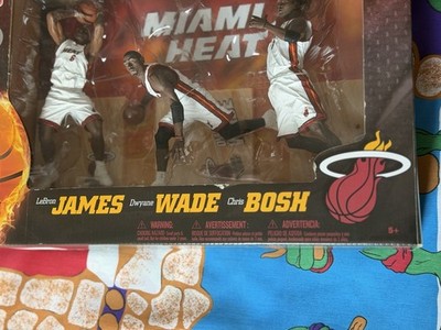McFarlane Miami Heat LeBron James, Dwyane Wade, Chris Bosh Figures