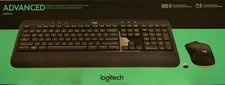 Logitech - MK540 - Advanced Wireless Keyboard and Wireless Mouse Combo - Black