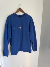Nike Golf Men s XL Blue 90s Y2K Crewneck Sweatshirt Vintage