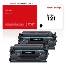 CRG121 2PK Compatible With Canon 121 Black Toner 3252C001 ImageClass D1650 D1620