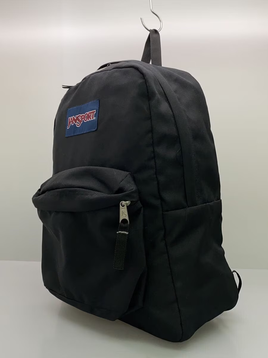 JANSPORT Backpack, Polyester, Black, Solid Color … - image 2