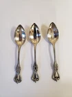 3 Old Colonial Sterling Silver Demitasse Spoons 3 7/8" Towle 1895