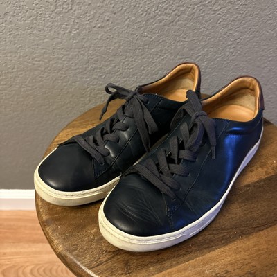 Bruno Magli Díaz Navy blue Leather low top Sneaker (Men)size  display picture 2