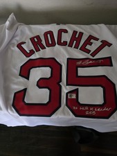 Crochet Autographed Baseball Jersey '25 MLB K Leader 255 Inscription Original