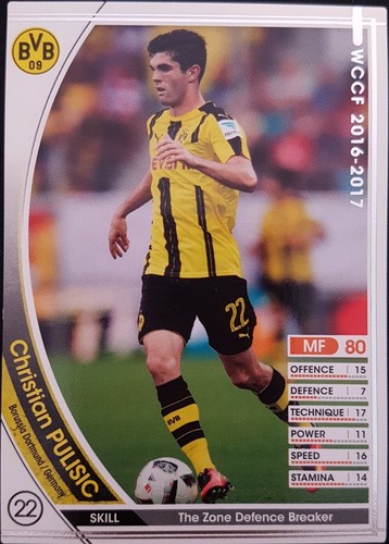 2016 Panini Select Soccer CHRISTIAN PULISIC RC Rookie USA MILAN