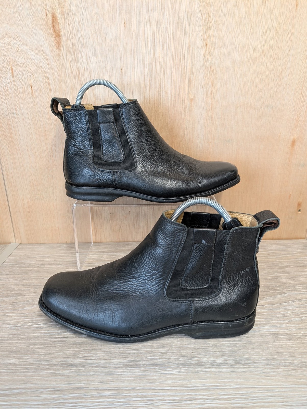 Anatomic & Co Chelsea Boots Women's Black Leather UK8 EU42 Slip On